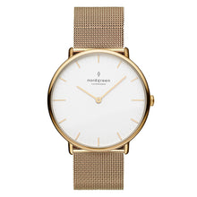 Load image into Gallery viewer, Nordgreen Native 32mm Gold Mesh Watch