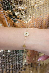 A CHRISTMAS JOURNEY FOLLOW THE STAR BRACELET GOLD