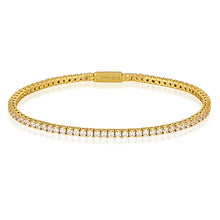 Load image into Gallery viewer, MILESTONE 2MM TENNIS BRACELET IN GOLD