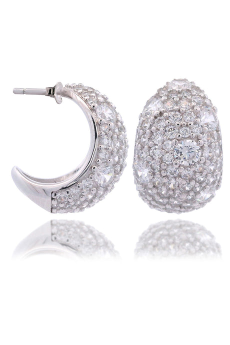 SYDNEY SOIRÉE DOUBLE BAY EARRINGS SILVER