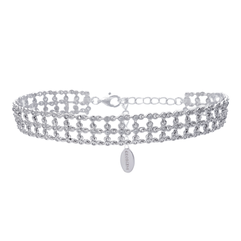 A CHRISTMAS JOURNEY SOIGNEE BRACELET SILVER