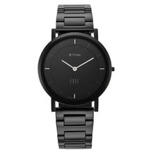 Load image into Gallery viewer, Titan Quartz Analogue Black Dial Stainless Steel Strap Watch for Men