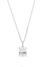 Load image into Gallery viewer, SYDNEY SOIRÉE  ELAINE CUSHION CUT PENDANT SILVER