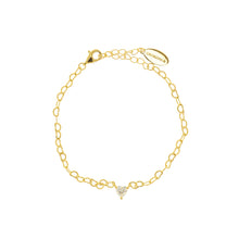 Load image into Gallery viewer, SWEETHEART HEART CHAIN BRACELET GOLD