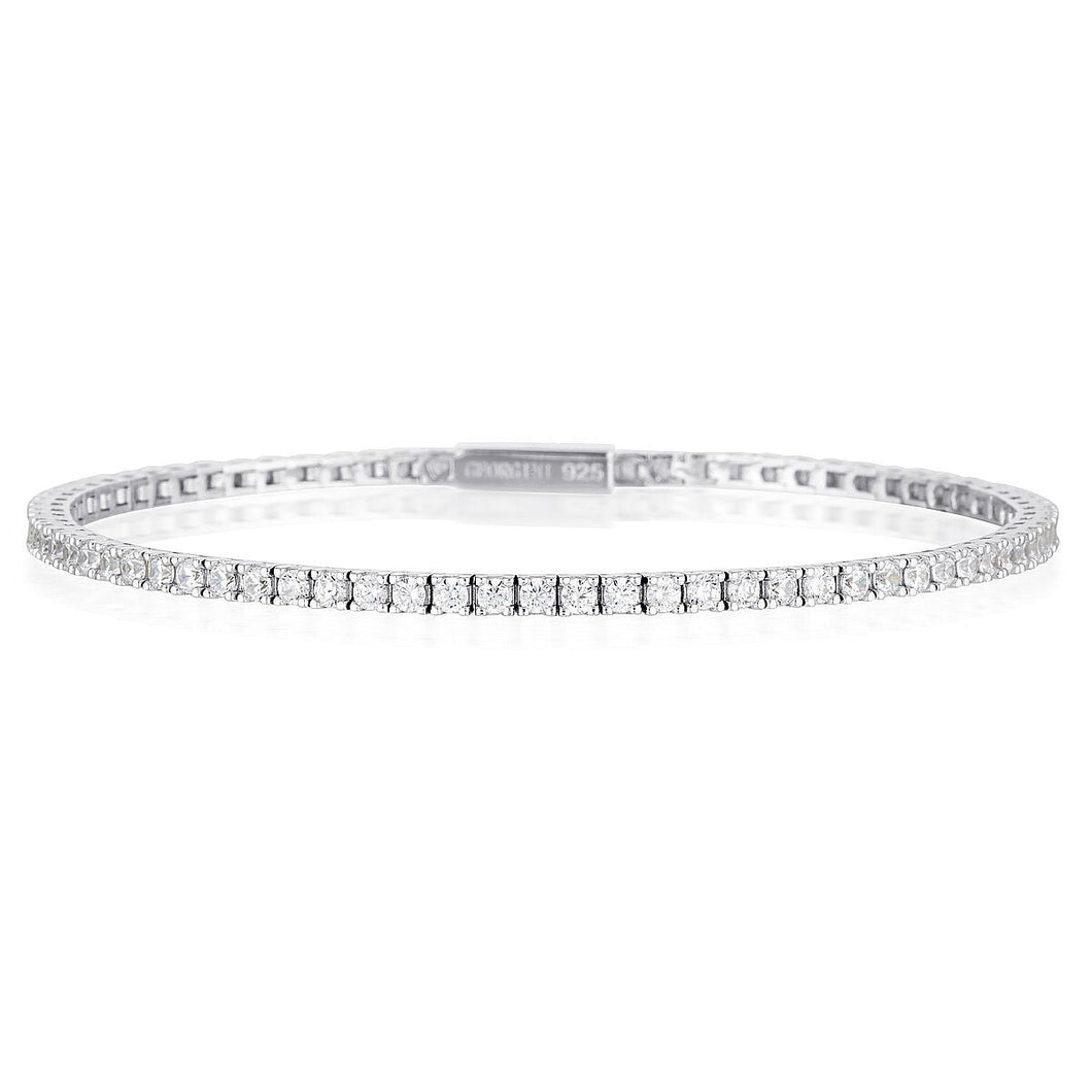 SELENA 2MM TENNIS BRACELET 17.5CM SILVER