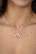 Load image into Gallery viewer, GEORGINI GOLD HEART 0.5TCW IN 9CT WHITE GOLD PENDANT