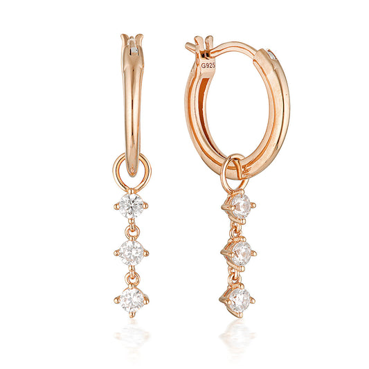SUMMER SORBET MATCHA MAGIC EARRINGS ROSE GOLD