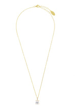 Load image into Gallery viewer, SYDNEY SOIRÉE  ELAINE CUSHION CUT PENDANT GOLD