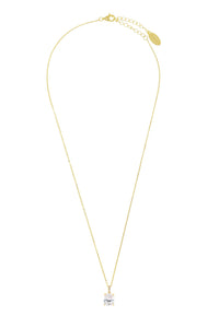 SYDNEY SOIRÉE  ELAINE CUSHION CUT PENDANT GOLD