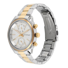 Load image into Gallery viewer, Titan Quartz Multifunction Silver Dial Stainless Steel Strap Watch for Men