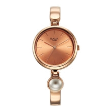 Load image into Gallery viewer, Titan Raga Power Pearls Quartz Analogue Rose Gold Dial Metal Strap with pearl Watch for Women