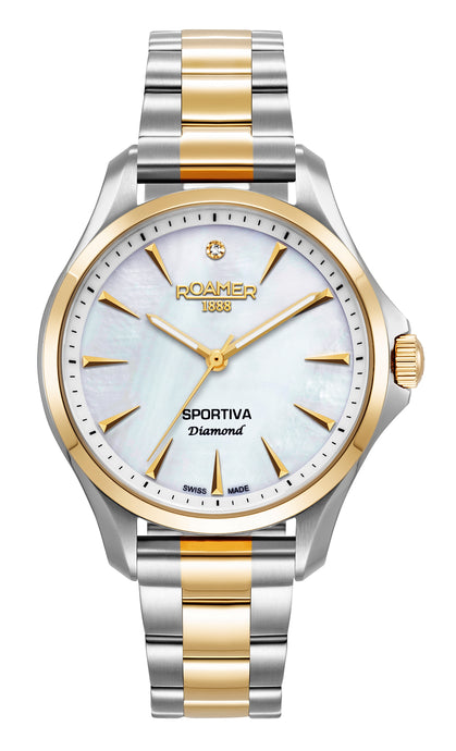 Roamer Swiss Made Sportivo Diamond Two Tone Watch