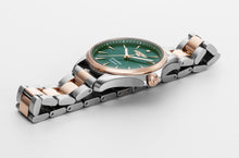 Load image into Gallery viewer, Roamer Swiss Made Sportivo Diamond Two Tone Green Watch