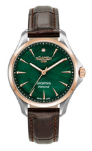 Load image into Gallery viewer, Roamer Swiss Made Sportivo Diamond Two Tone Green Watch