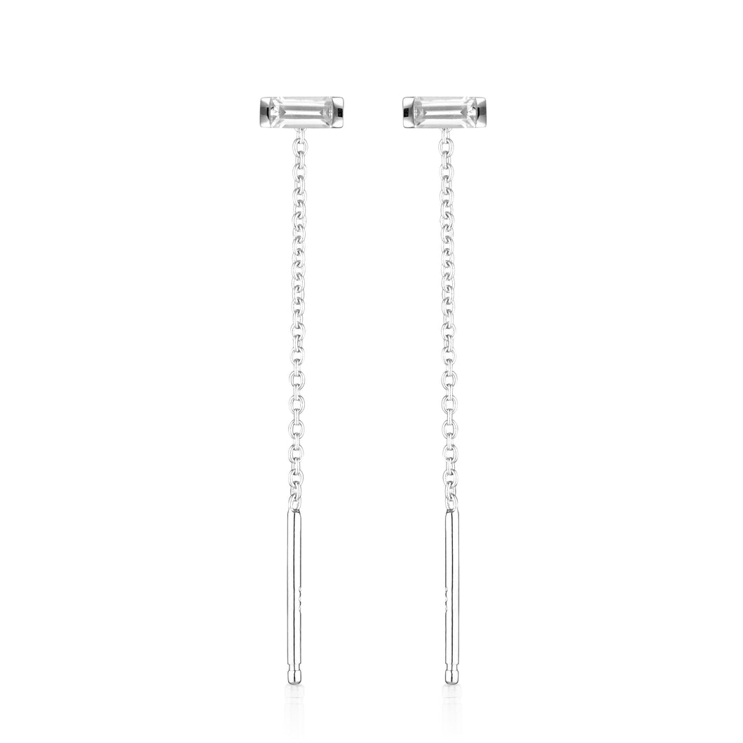 GEORGINI THE LAYERED EDIT TATU EARRING SILVER