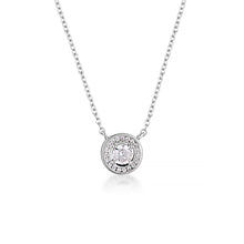 Load image into Gallery viewer, MILESTONE HALO PENDANT IN SILVER