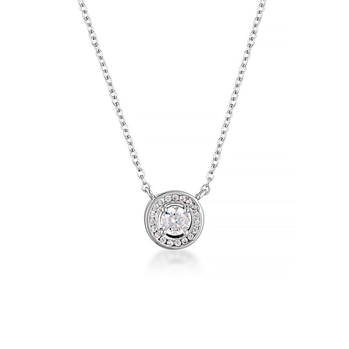 MILESTONE HALO PENDANT IN SILVER