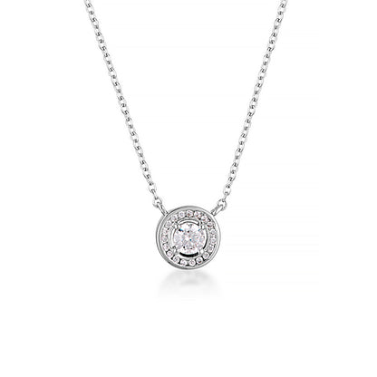 MILESTONE HALO PENDANT IN SILVER