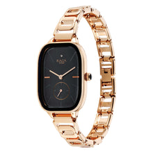 Load image into Gallery viewer, Titan Raga Chic Quartz Analogue Black Dial Rose Gold Metal Strap Watch for Women