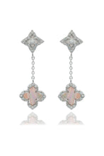 Load image into Gallery viewer, SYDNEY SOIRÉE FAIRWATER MOTHER OF PEARL DROP EARRINGS SILVER