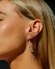 Load image into Gallery viewer, CHIC NOEL HIGH SHINE STUD EARRINGS SILVER