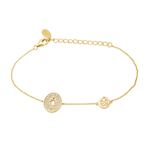 Load image into Gallery viewer, A CHRISTMAS JOURNEY FOLLOW THE STAR BRACELET GOLD