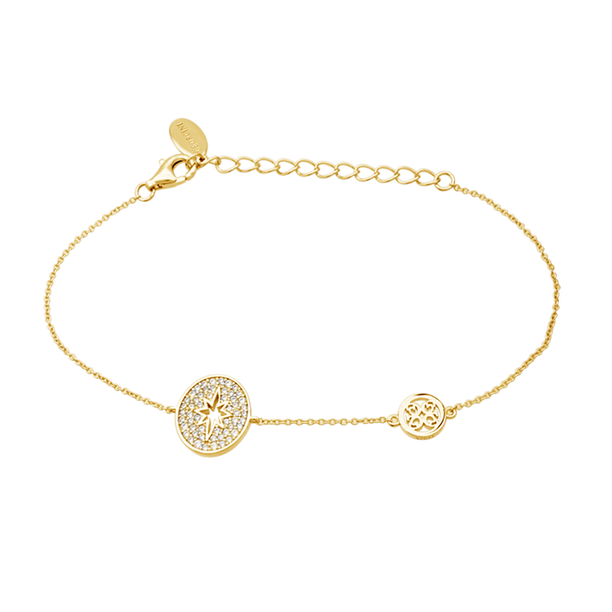 A CHRISTMAS JOURNEY FOLLOW THE STAR BRACELET GOLD