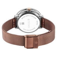 Load image into Gallery viewer, Titan Noir Brown Dial Analogue Stainless Steel Strap Watch for Women