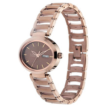 Load image into Gallery viewer, Titan Raga Viva Brown Dial Analogue with Day and Date Metal Strap Watch for Women