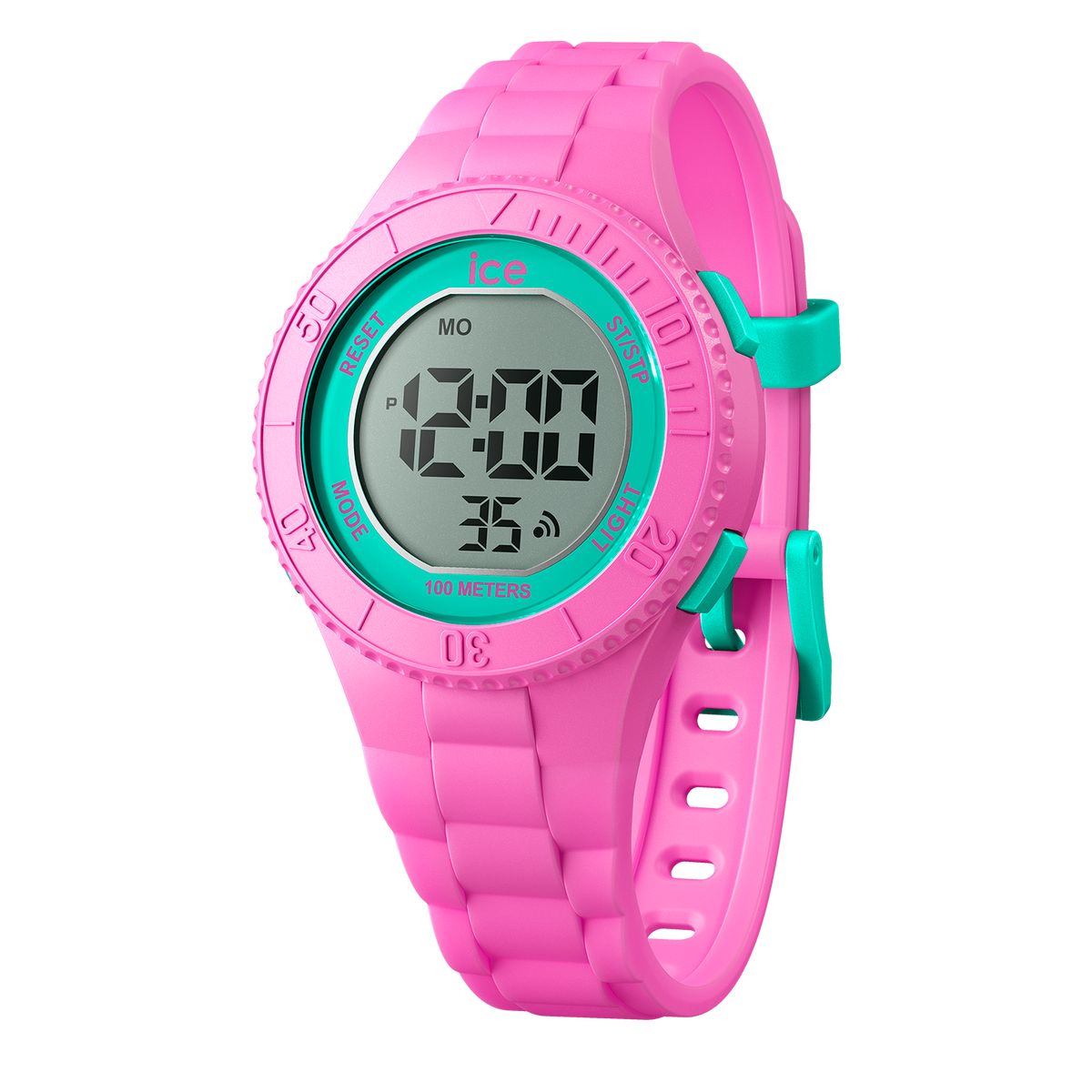 Pink Digit Watch ICE digit - Pink turquoise – Wotch Boutique