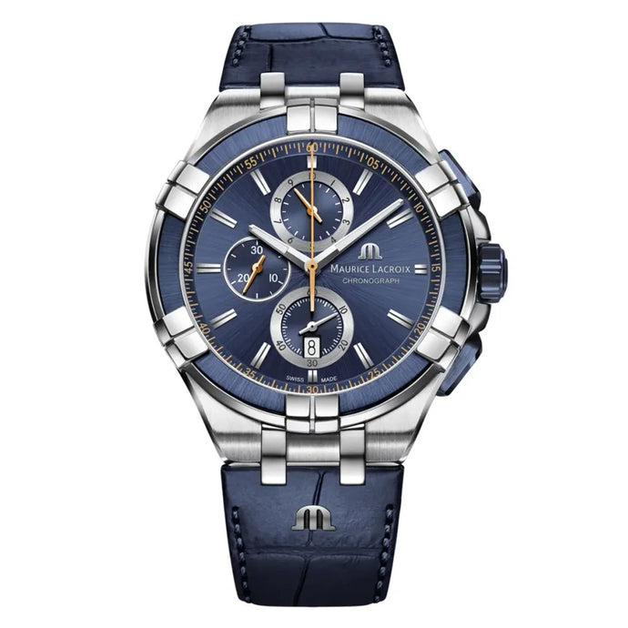 Maurice Lacroix AIKON Quartz Chronograph 44mm Blue Watch