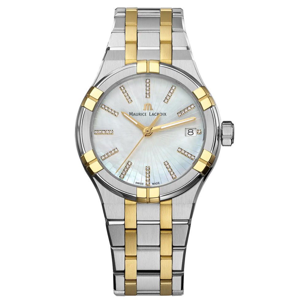 Maurice Lacroix AIKON Quartz 35mm Mother-of-pearl Dial Watch