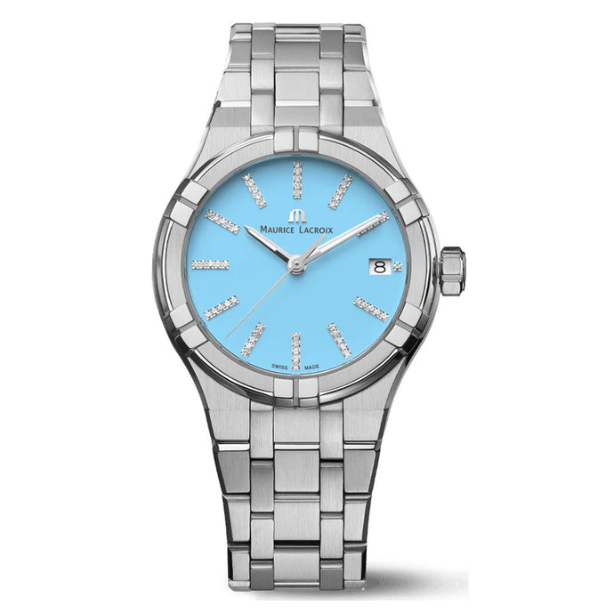 Maurice Lacroix AIKON Quartz 35mm Special Edition Turquoise Dial Watch