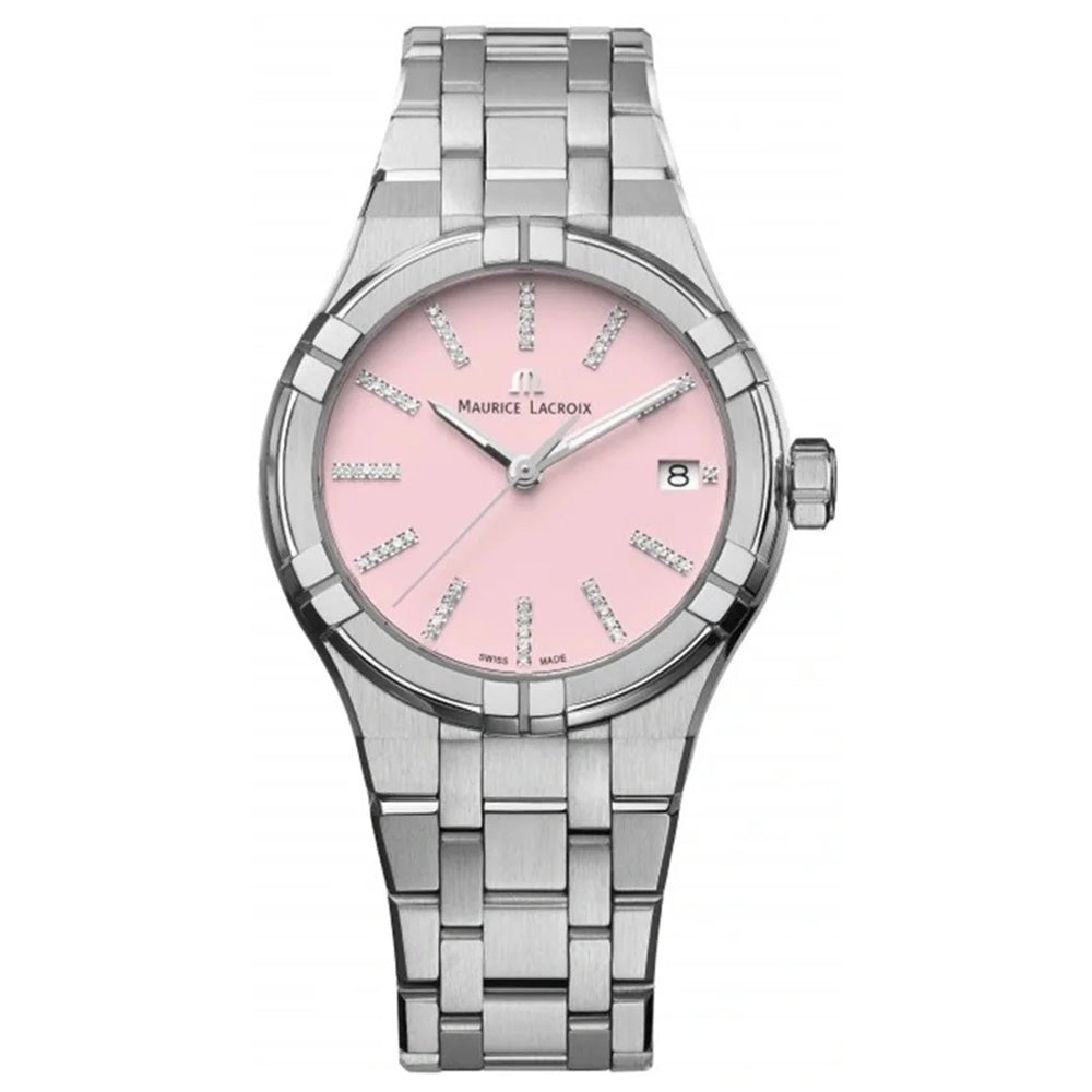 Maurice Lacroix AIKON Quartz 35mm Special Edition Pink Dial Watch