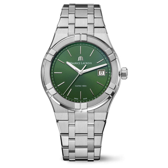 Maurice Lacroix AIKON 40mm Green Dial Watch