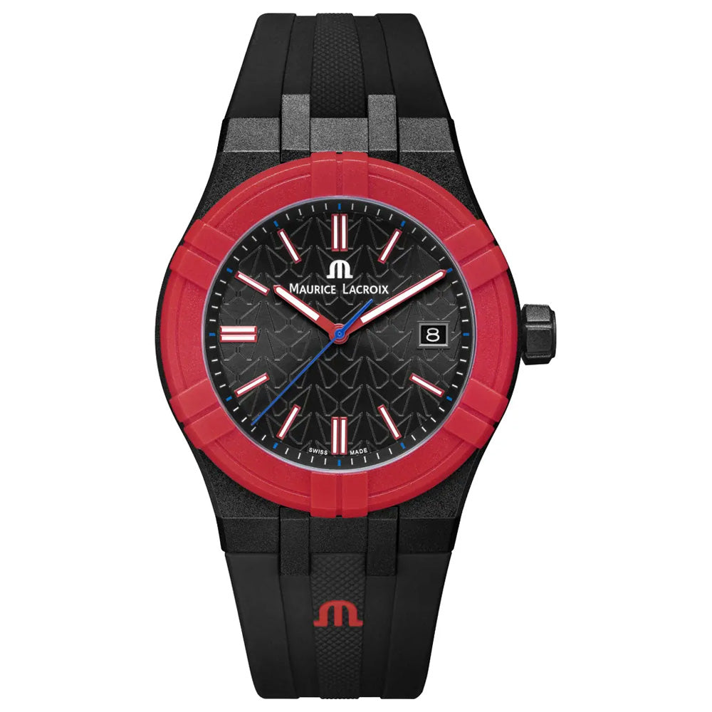 Maurice Lacroix AIKON #Tide Date 40mm Special Edition Mahindra Watch