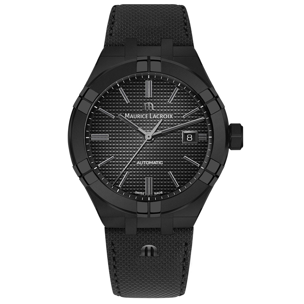 Maurice Lacroix AIKON Black Clou De Paris Watch