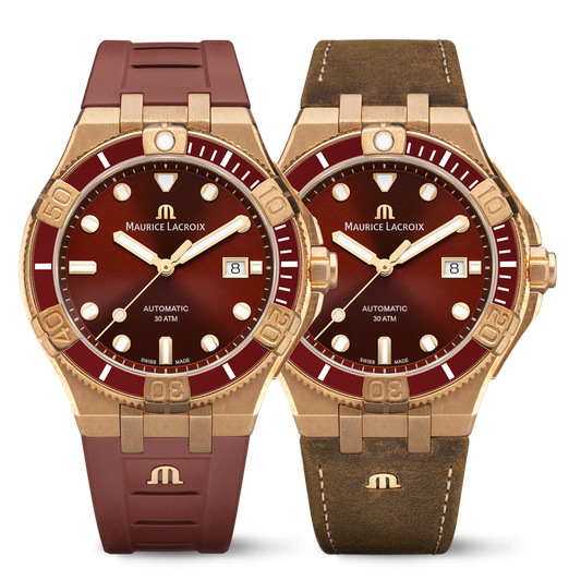 Maurice Lacroix Swiss Made AIKON Venturer Asia Special Edition 43mm Dual Strap Watch