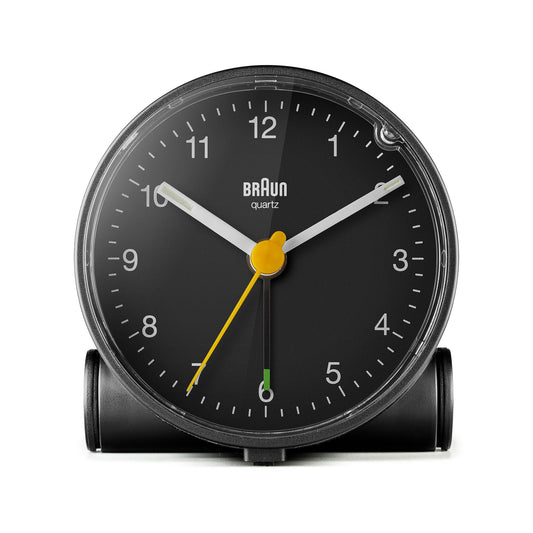 Braun Classic Analogue Black Dial Alarm Clock