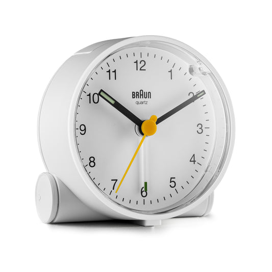 Braun Classic Analogue White Alarm Clock