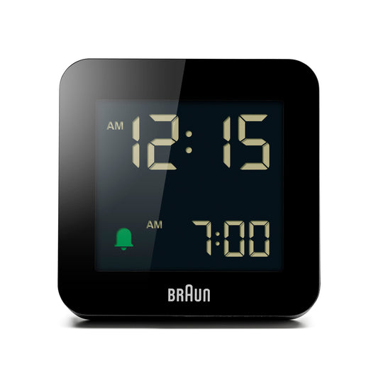 Braun Digital Alarm Clock Black