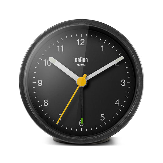 Braun Classic Analogue Alarm Clock Black