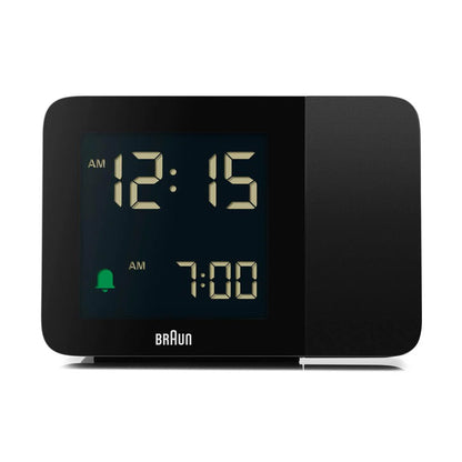 Braun Black Digital Projection Alarm Clock