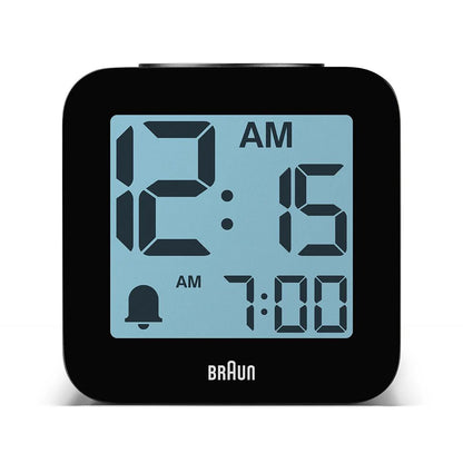 Braun Black Time Speaking Digital Alarm Clock