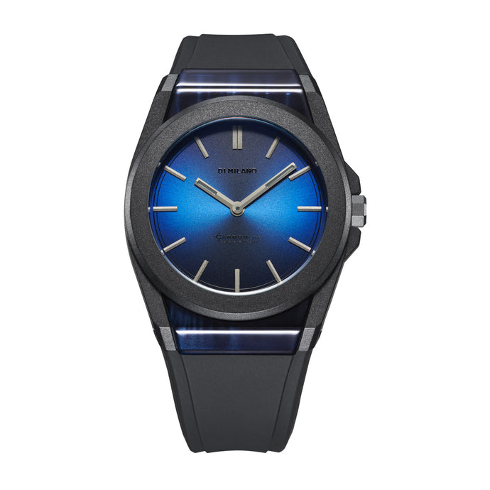 D1 Milano Carbonlite Blue 40.5mm Watch