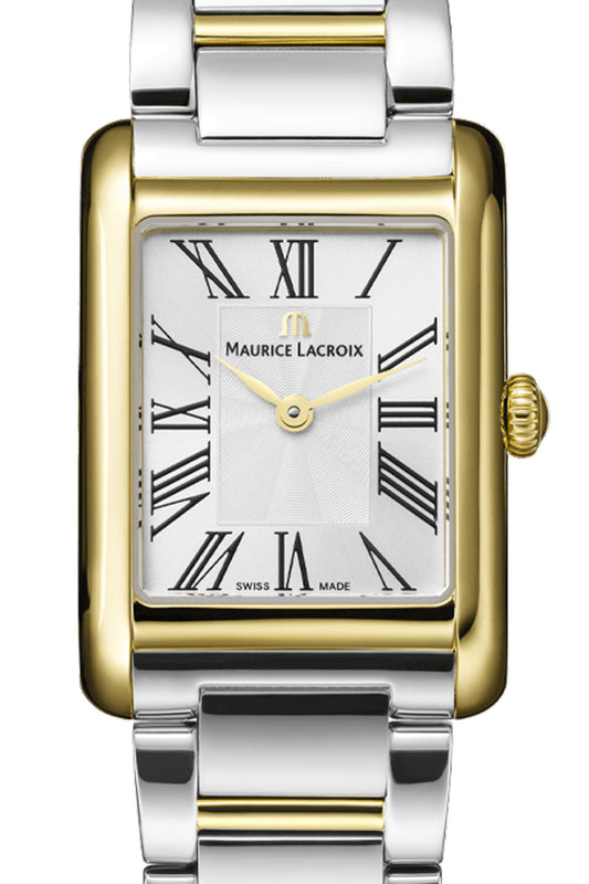 Maurice Lacroix Fiaba Square 24mm Two-tone  Stainless Steel Strap Watch