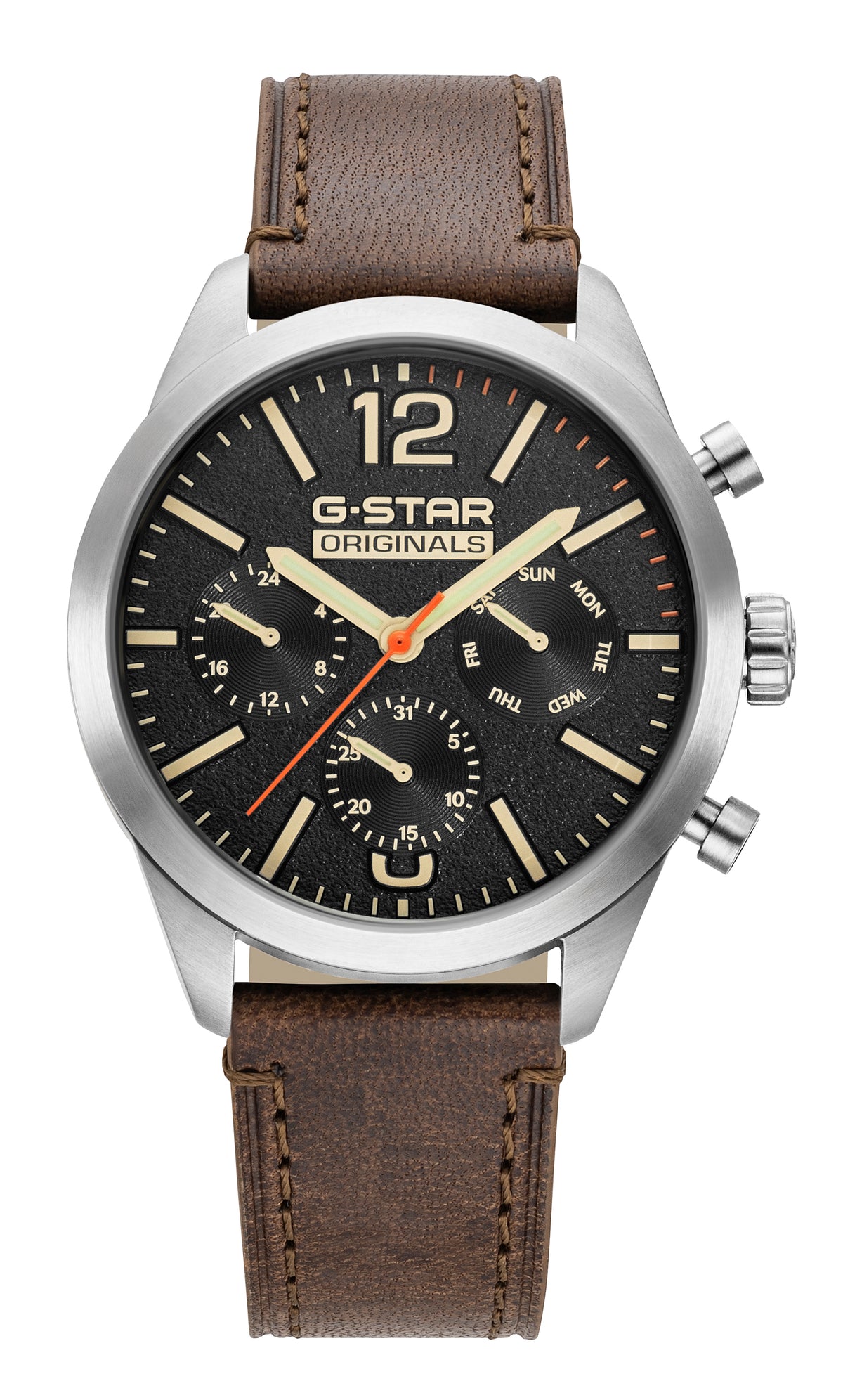G-STAR Originals Multifunction Brown Watch