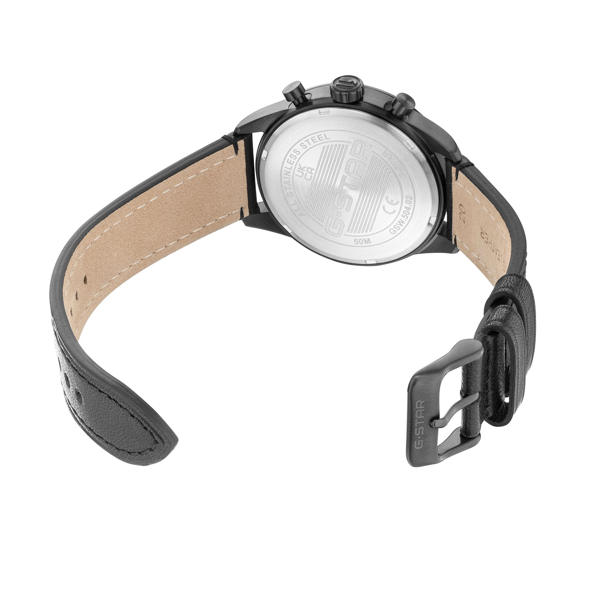 G-STAR Originals Multifunction Brushed Black Watch