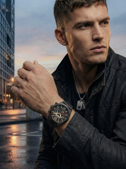 G-STAR Originals Multifunction Brushed Black Watch