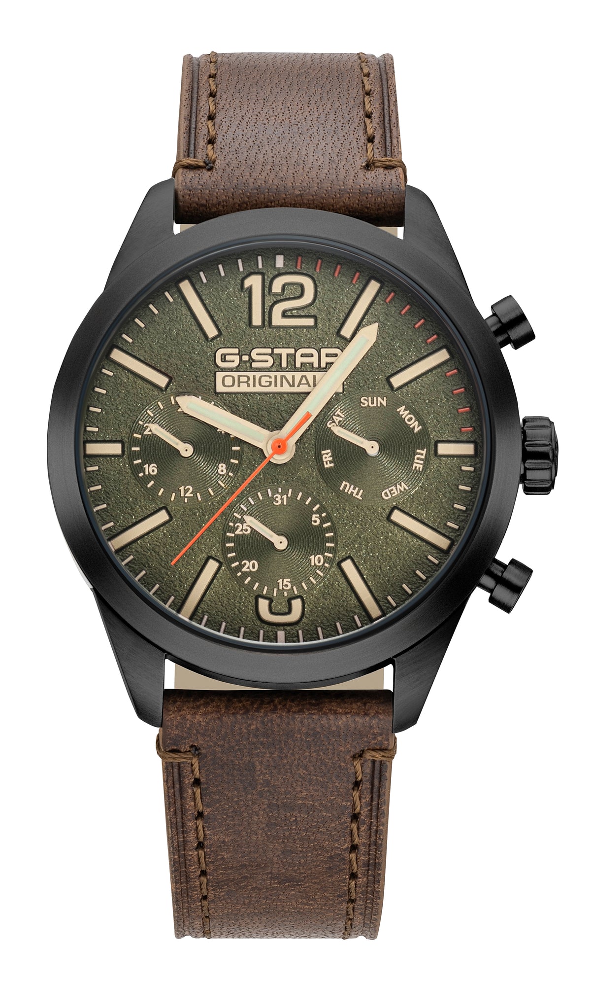 G-STAR Originals Multifunction Brown Watch